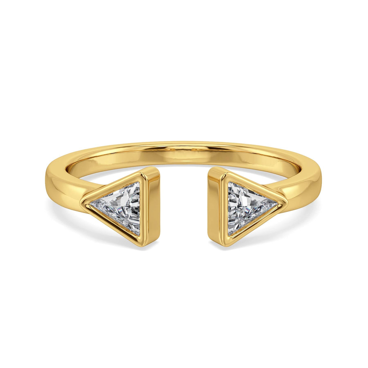 Bezel Brilliance Lab Grown Diamond Ring 9KT