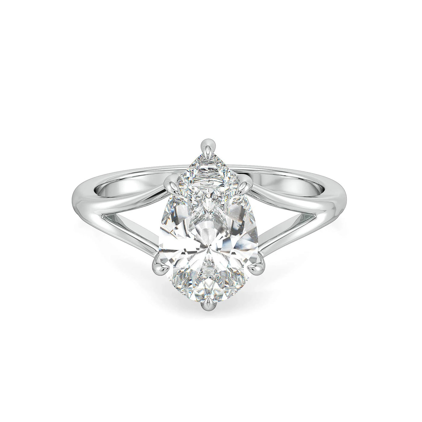 Dazzling Dewdrop Lab Grown Diamond Ring
