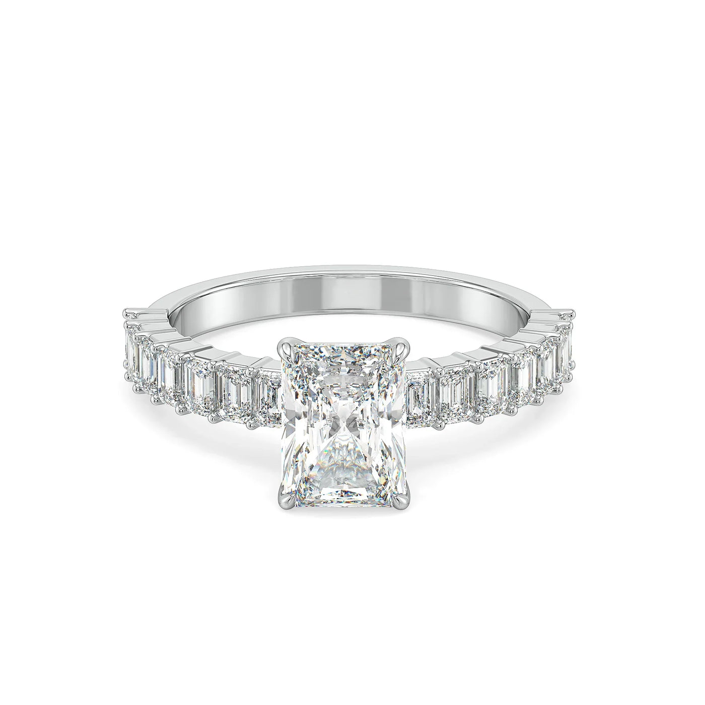 Emerald Edge Lab Grown Diamond Ring 9KT