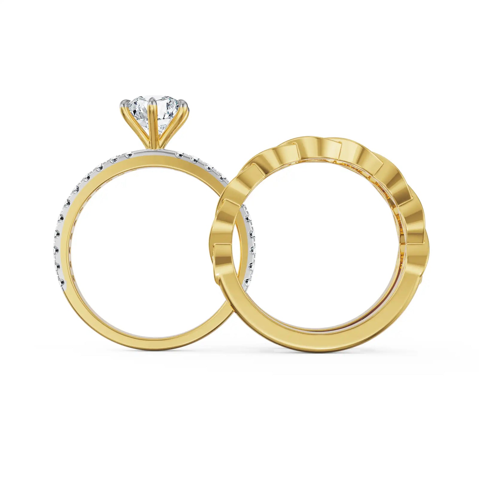 Twinkle Trail Hearts & Arrows Lab Grown Diamond Ring
Back view