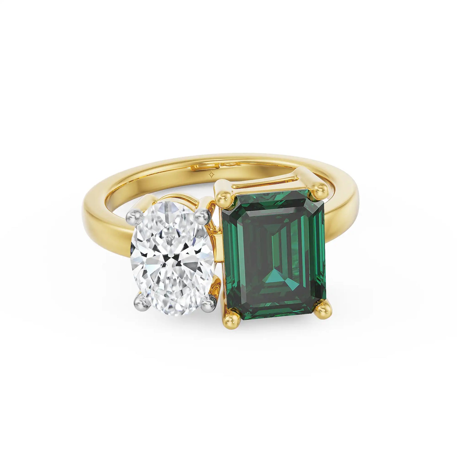 Duo Edge Lab Grown Diamond Ring
Front View