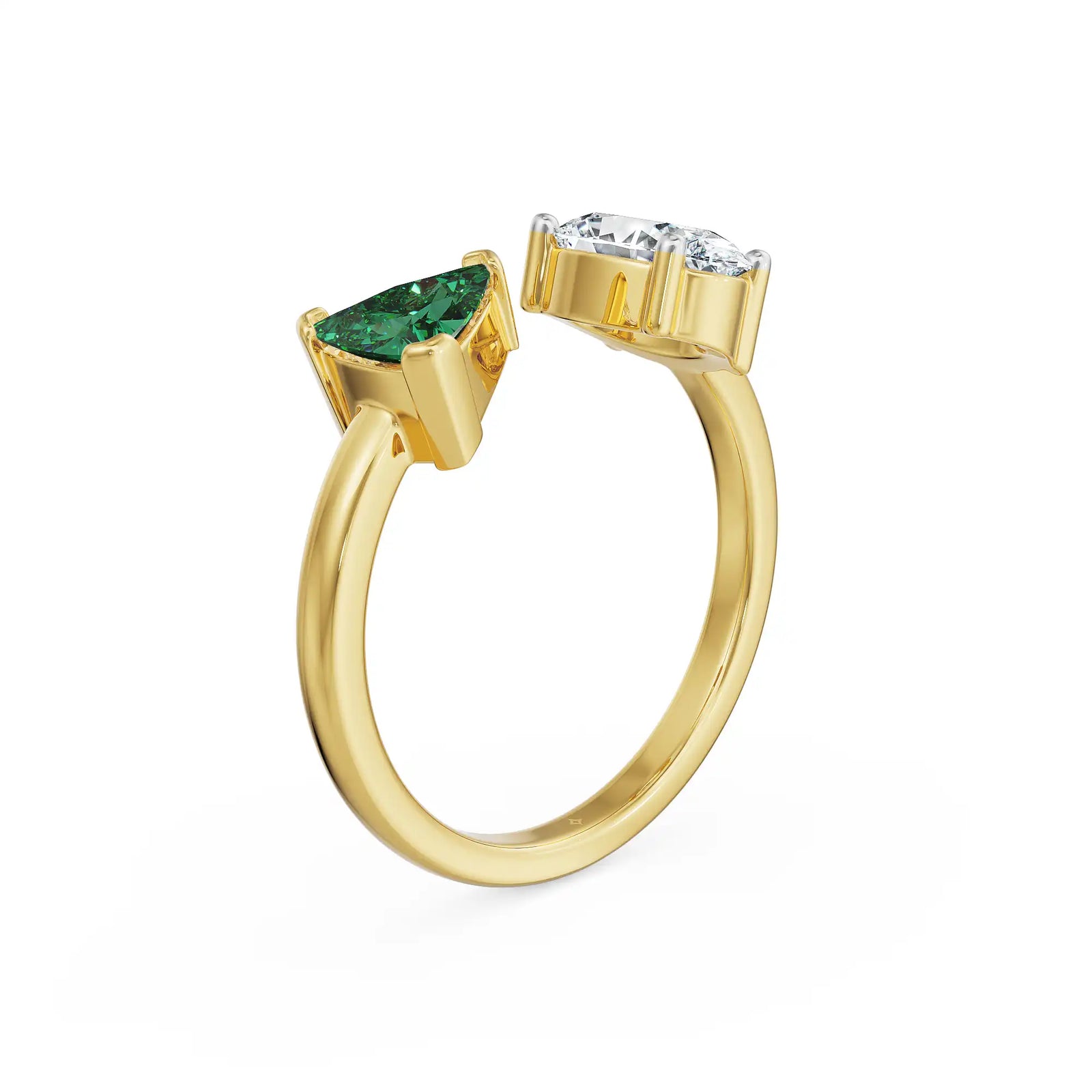 Curve Crush Lab Grown Diamond Ring
Back View