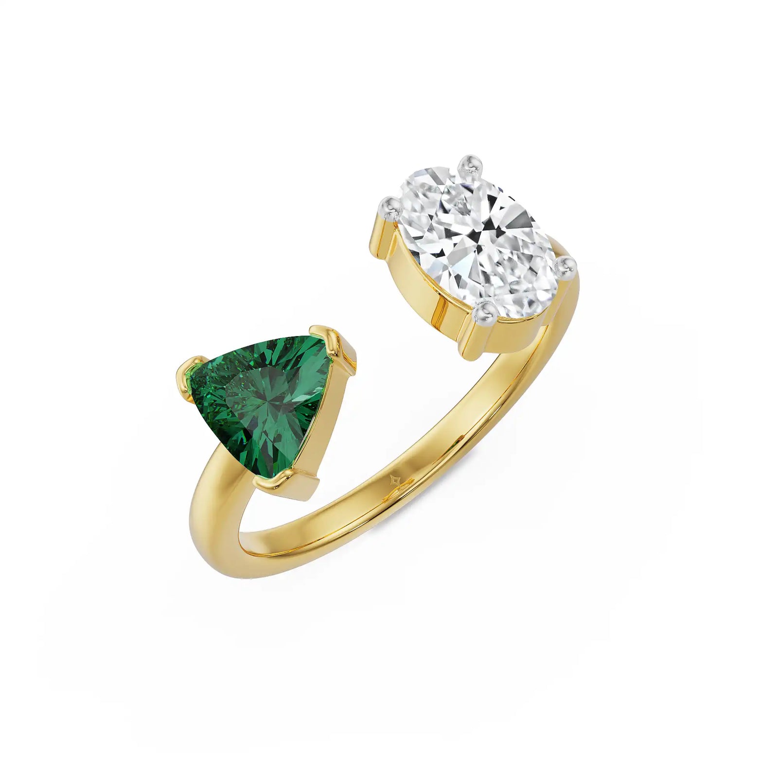 Curve Crush Lab Grown Diamond Ring
Top View