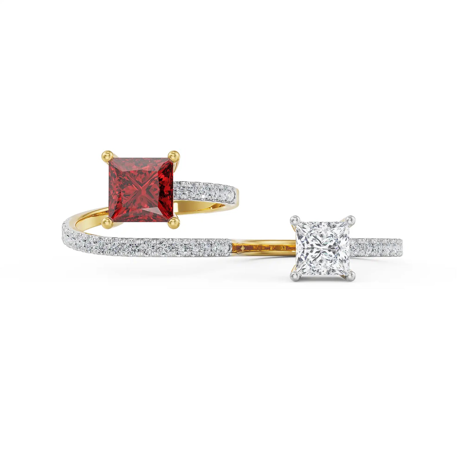 Midnight Mischief Lab Grown Diamond Ring
Front View