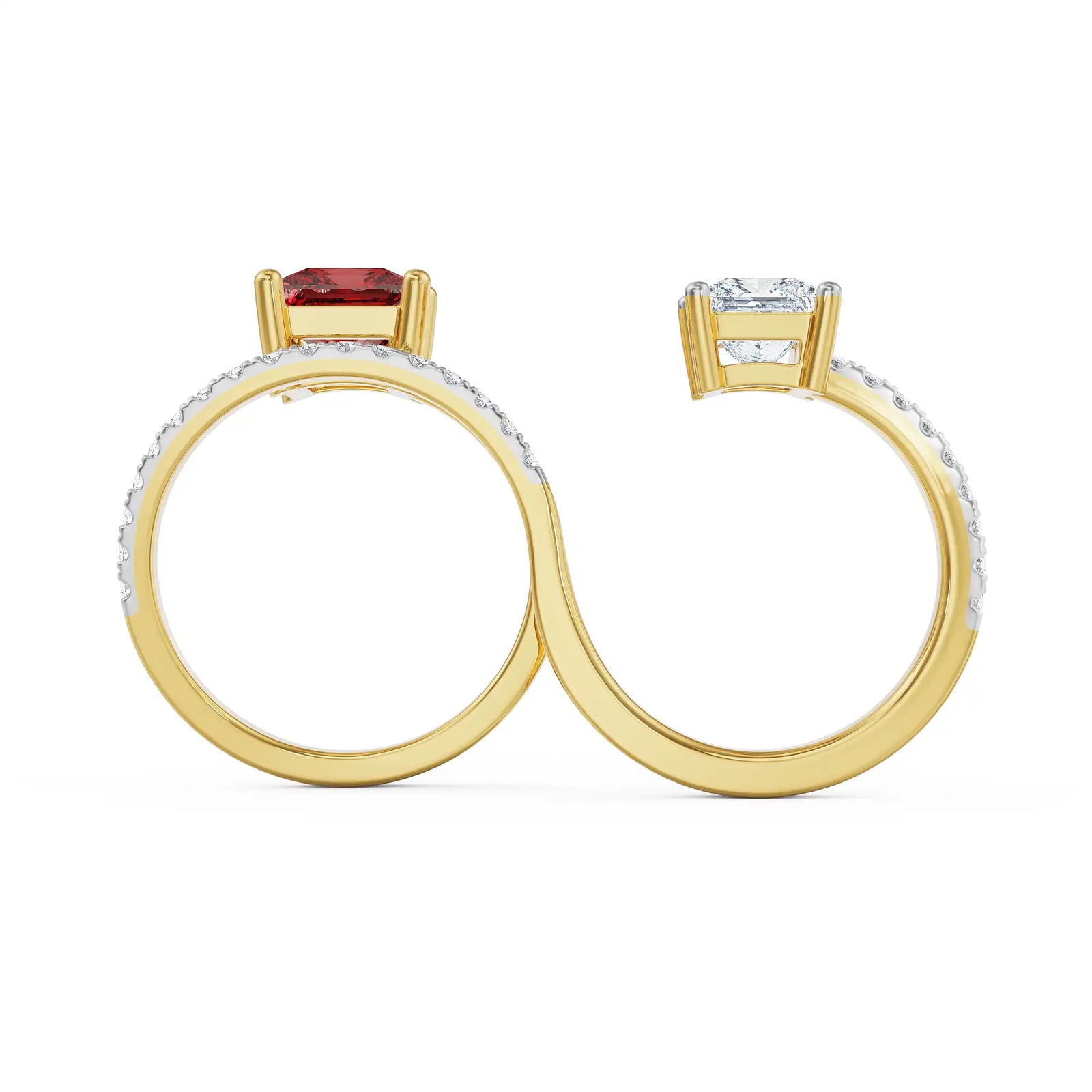 Midnight Mischief Lab Grown Diamond Ring
Back View