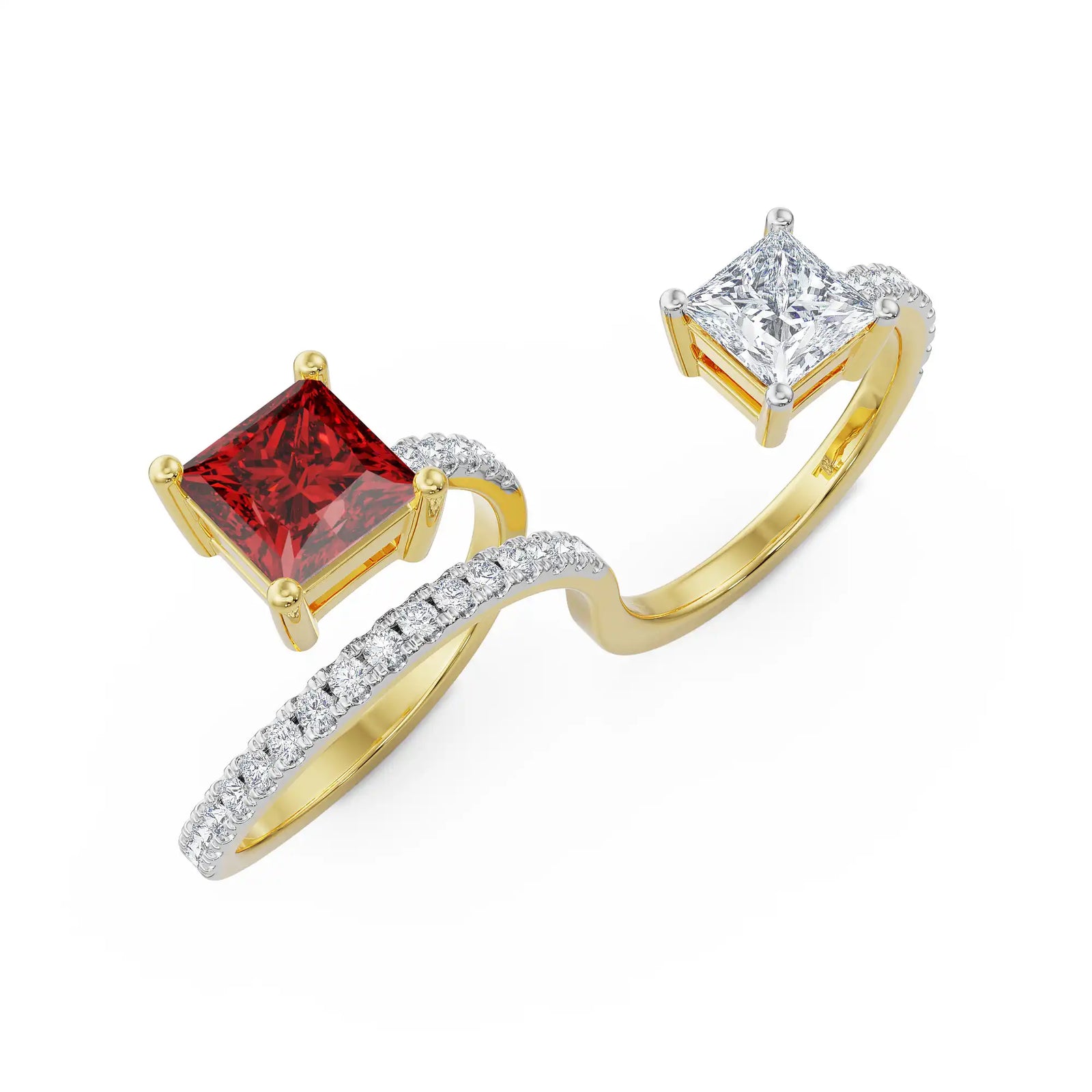 Midnight Mischief Lab Grown Diamond Ring
Top View