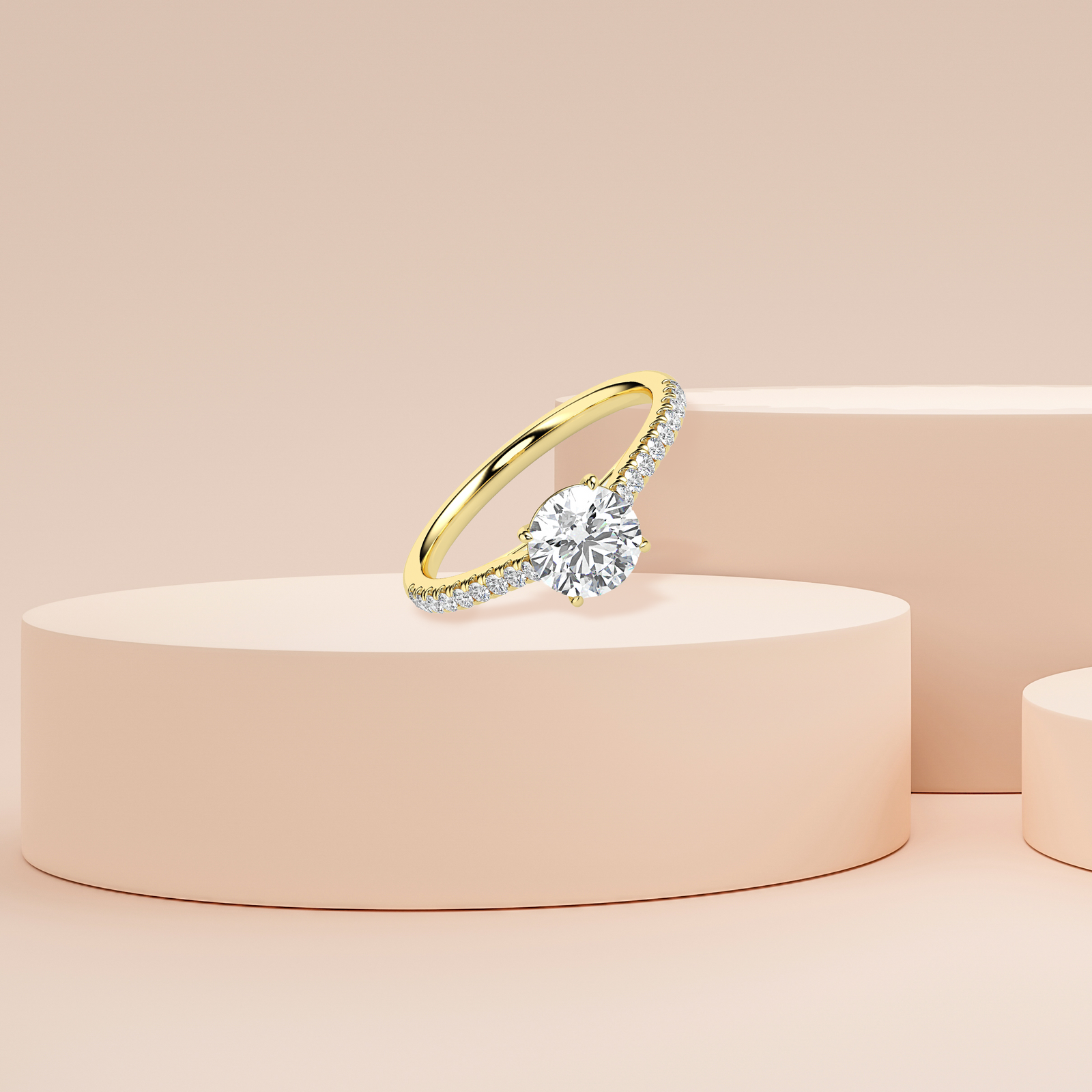 Sparkling Solitaire Diamond Ring_in-stock