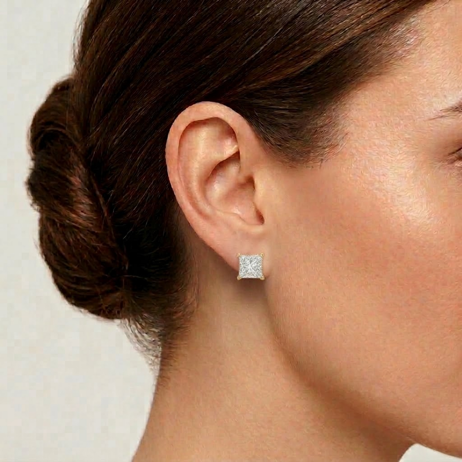 Sovereign Princess Diamond Studs