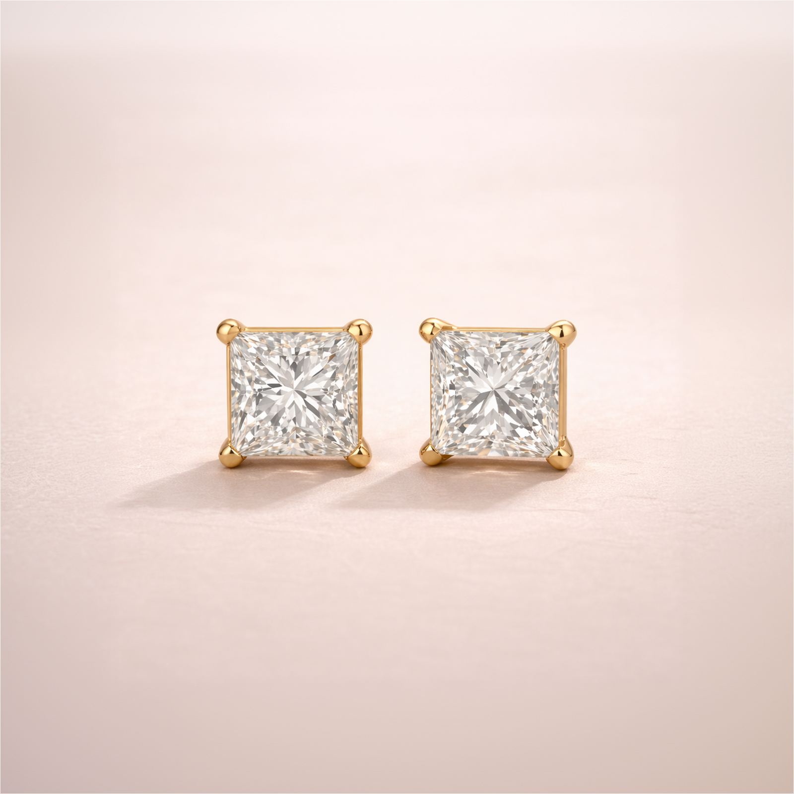 Sovereign Princess Diamond Studs