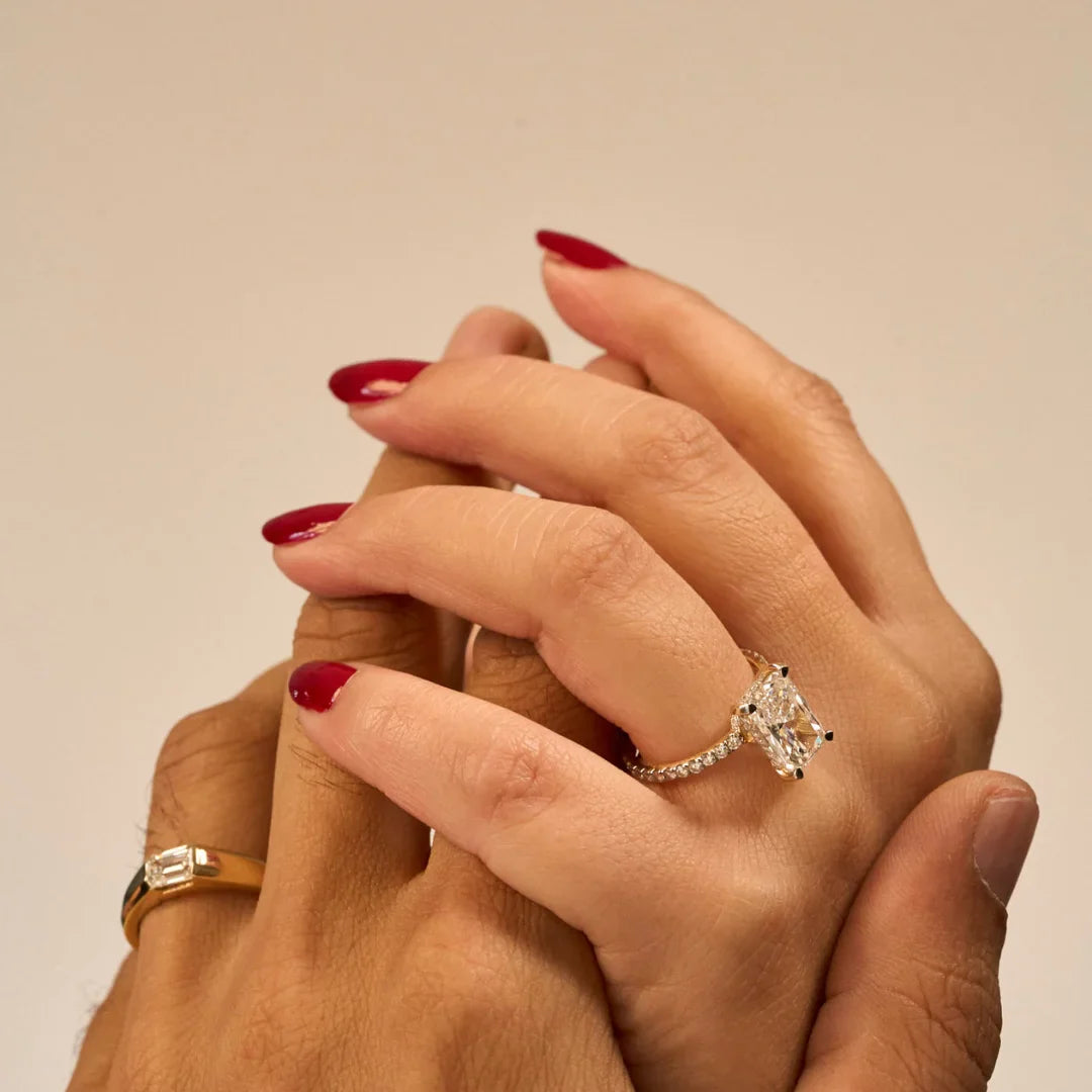 2 CT Radiant Engagement Ring_in_stock