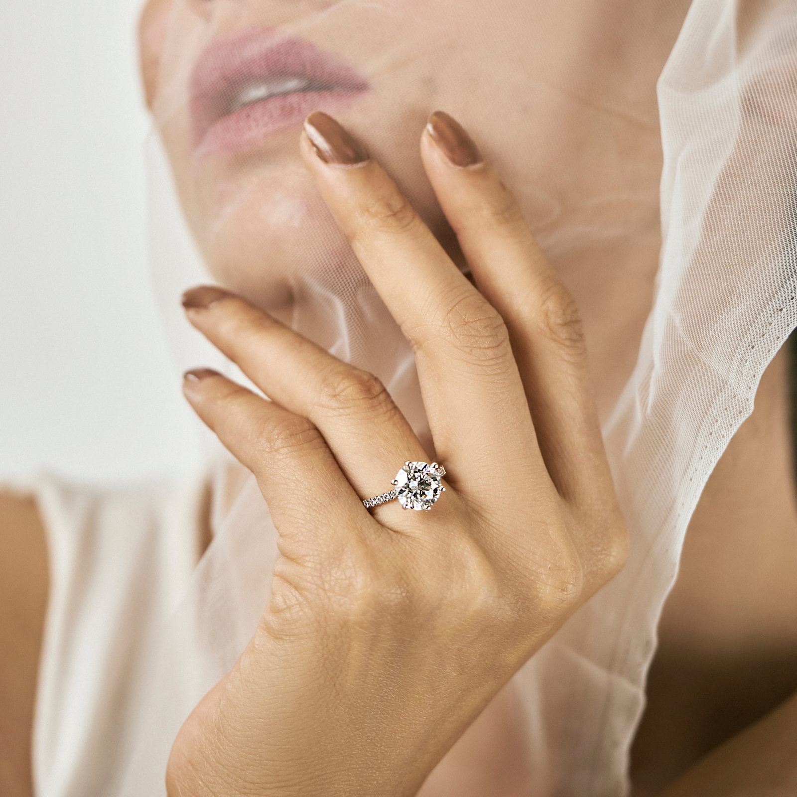 Majestic Round Lab Grown Diamond Solitaire Bridal Ring_in-stock
