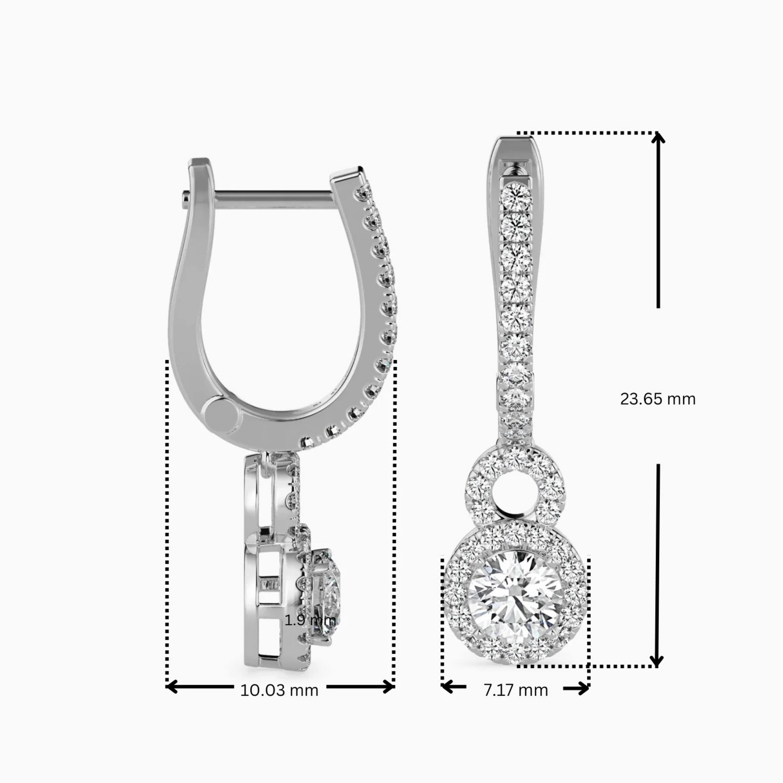 Lab Grown Diamond Droplet Earrings_in_stock