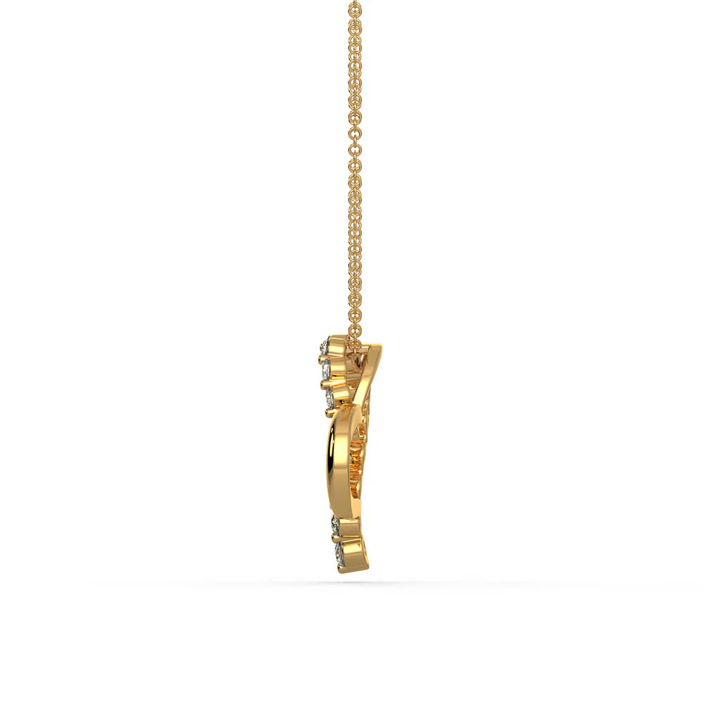 Heart Felt Lab Grown Diamond Pendant 9KT