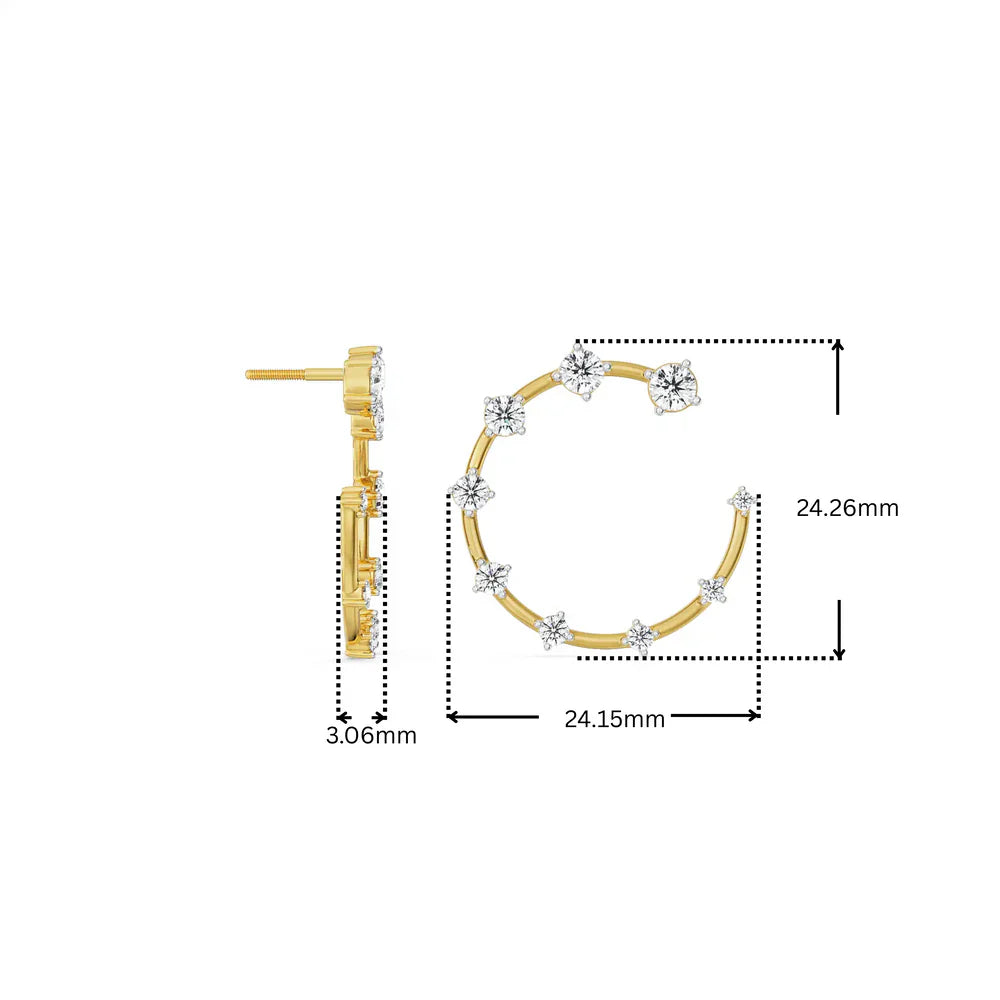 Vienna Lab Grown Diamond Earrings_in_stock