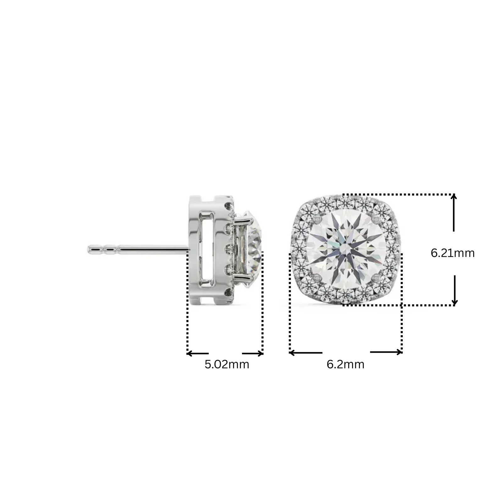 0.25 CT Tisha Lab Grown Diamond Studs