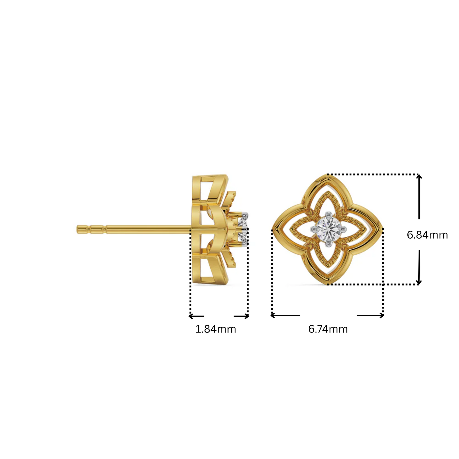 Star Brilliance Lab Grown Diamond Studs