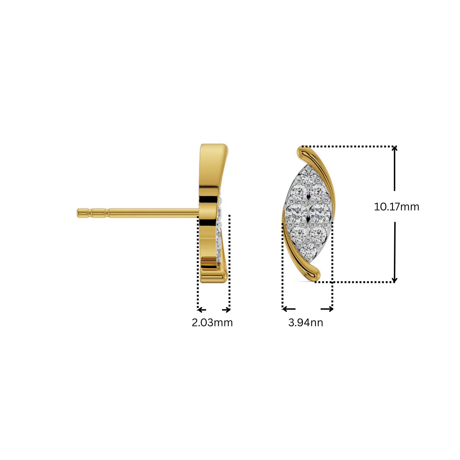 Radiant Glow Lab Grown Diamond Studs_in-stock