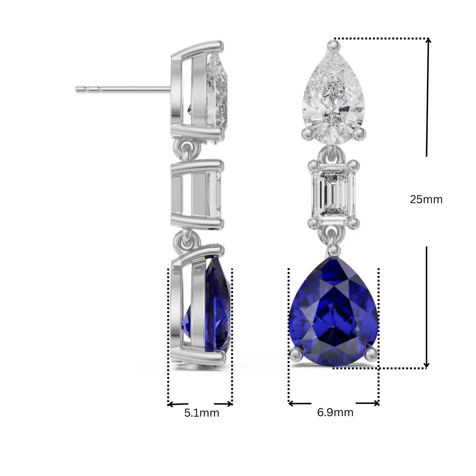 Radiant Gemstone Earrings_in_stock
