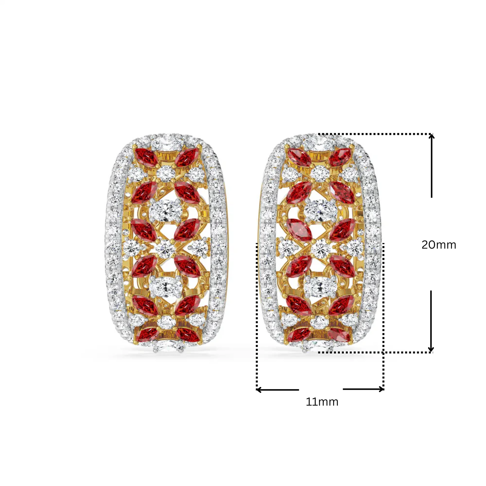 Convertible Tira Lab Grown Diamond Earrings