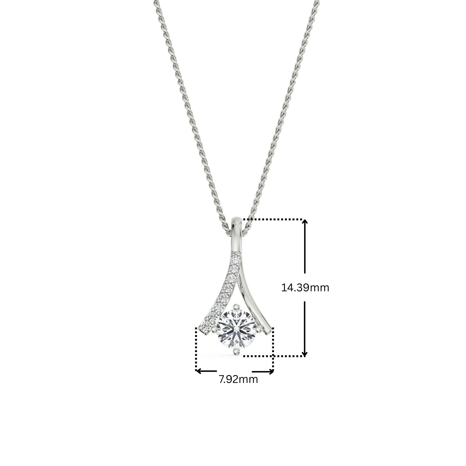 Inverted V Diamond Pendant_in_stock
