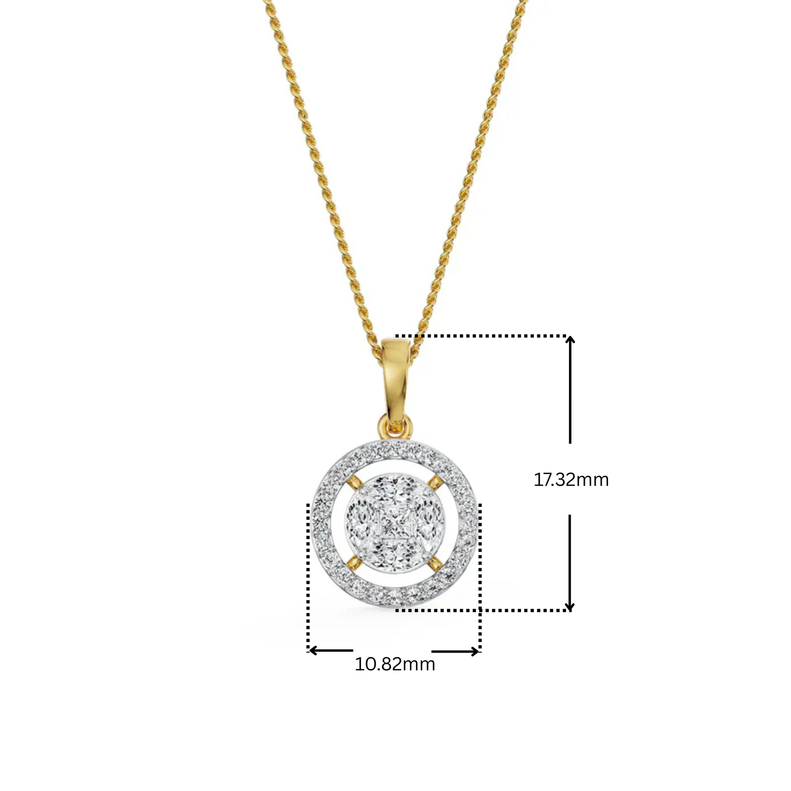 Glistening Lab Grown Diamond Pendant_in-stock